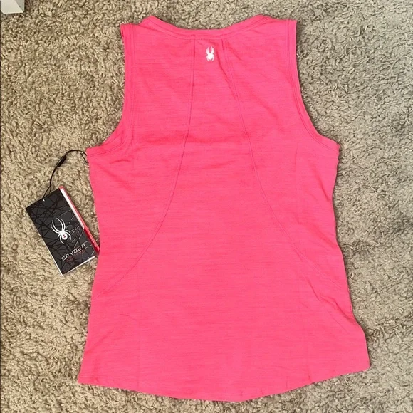 NWT Spyder Ladies’ Sleeveless Pink Shirt (S) - Picture 2 of 5